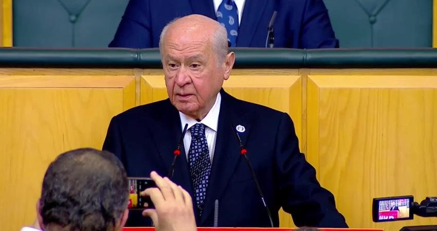 MHP Genel Başkanı Devlet Bahçeli, TBMM grup toplantısında Cumhurbaşkanı Recep