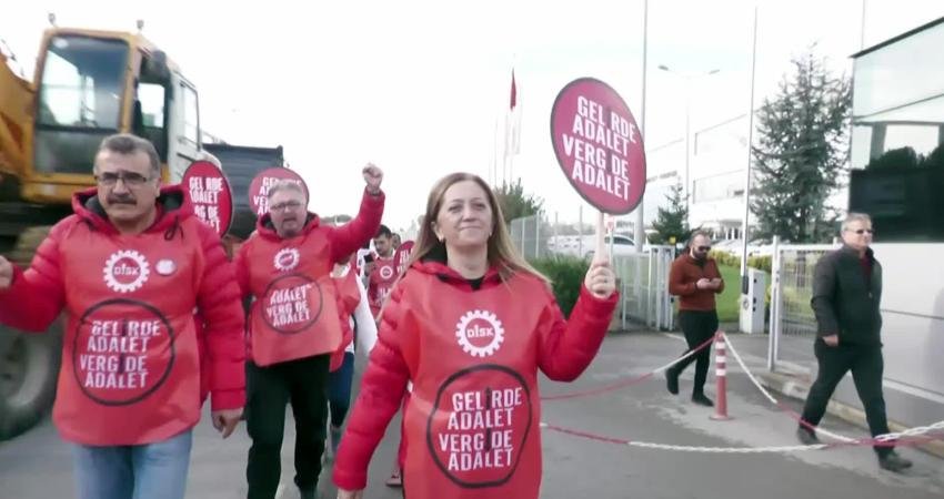 Devrimci İşçi Sendikaları Konfederasyonu (DİSK) Genel Başkanı Arzu Çerkezoğlu, “vergide