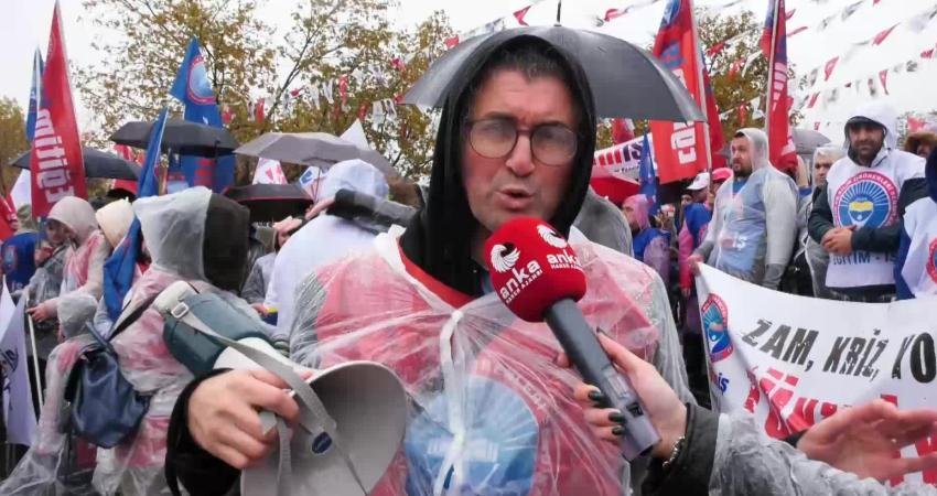 Eğitim-İş, 24 Kasım Öğretmenler Günü dolayısıyla bugün Ankara Anıtpark’ta miting