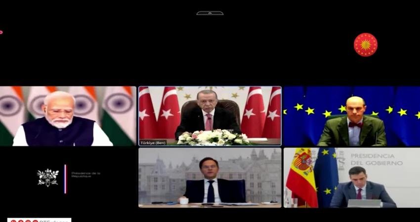 Cumhurbaşkanı Recep Tayyip Erdoğan, çevrim içi katıldığı G-20 Liderler Zirvesi'nde;