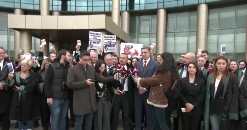 Türkiye Barolar Birliği Başkanı Erinç Sağkan, “Bugün hukuk devletinin maalesef