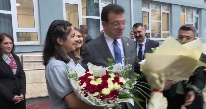 İstanbul Büyükşehir Belediye (İBB) Başkanı Ekrem İmamoğlu, Gaziosmanpaşa Vefa Poyraz