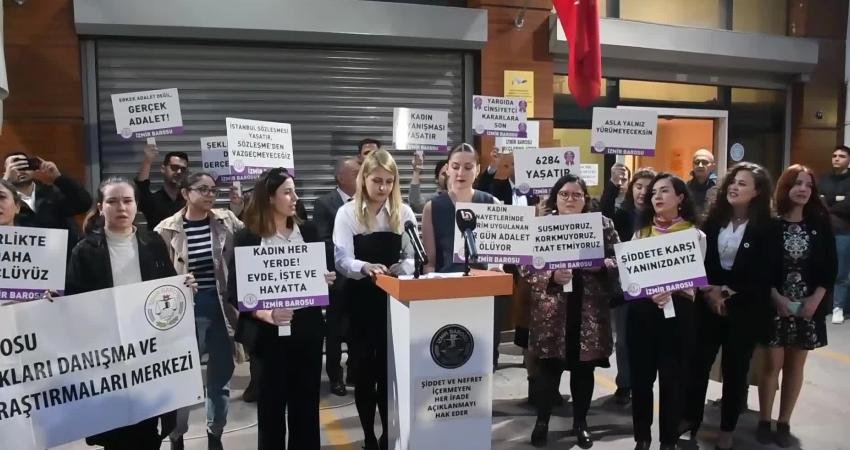 İzmir Barosu, 25 Kasım Kadına Yönelik Şiddetle Mücadele Günü kapsamında