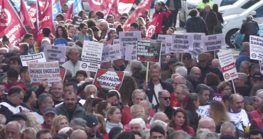 İzmir Emek ve Demokrasi Güçleri, yaşanan hak ihlallerine karşı bugün