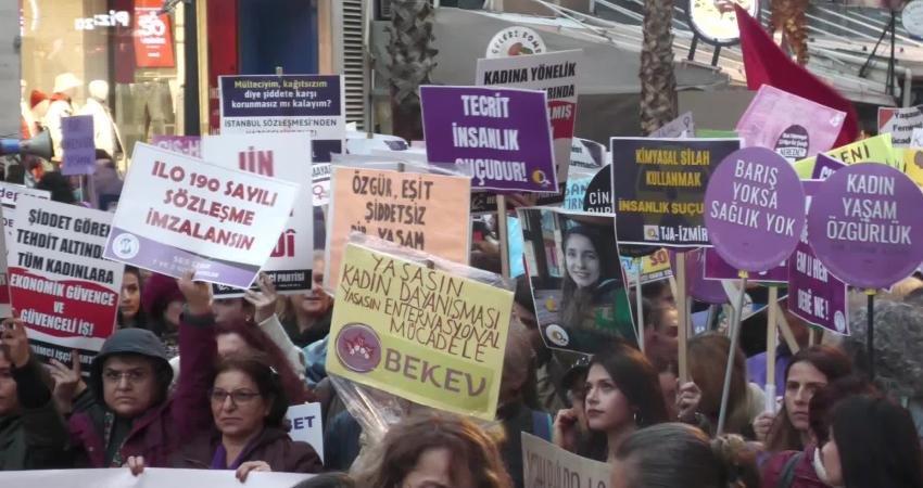 İzmir Kadın Platformu, 25 Kasım Kadına Yönelik Şiddetle Mücadele Günü