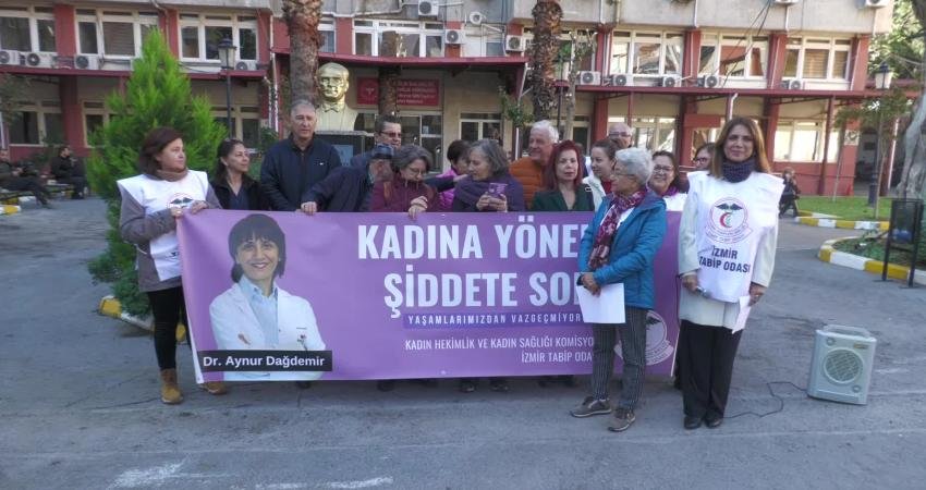 İzmir Tabip Odası, 19 Kasım 2015 tarihinde eşi tarafından şiddete