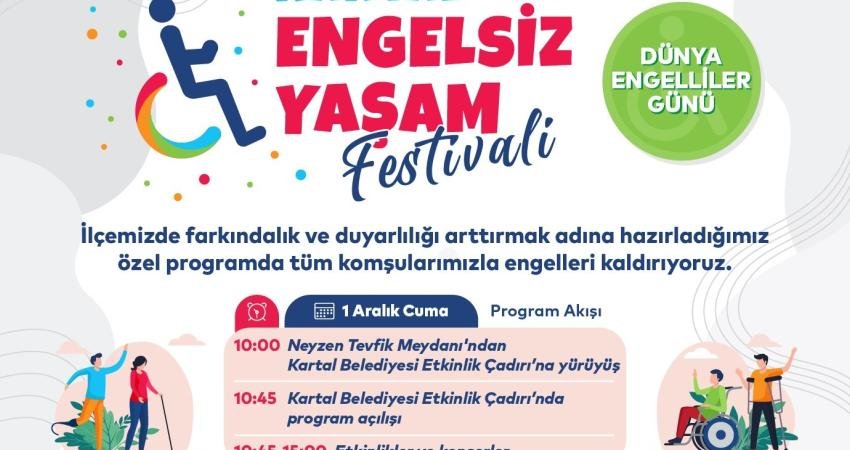 Kartal’da, Dünya Engelliler Günü dolayısıyla Kartal Belediyesi ve Türkiye Sakatlar