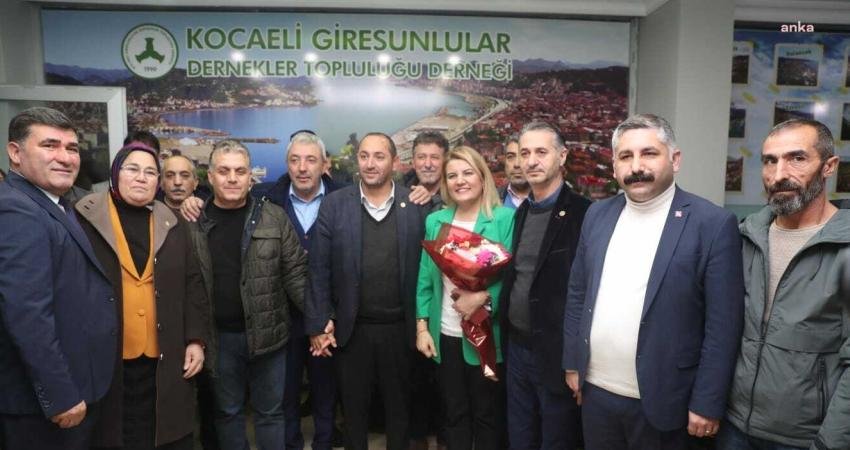 İzmit Belediye Başkanı Fatma Kaplan Hürriyet, Gebze’de bulunan Kocaeli Giresunlular