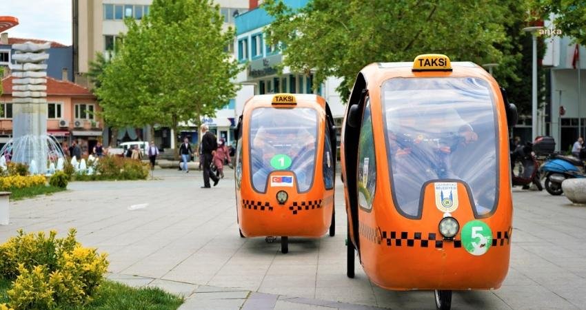 Lüleburgaz Belediyesi’nin bisiklet taksilerinden faydalanan kişi sayısı, nisan-ekim döneminde 4