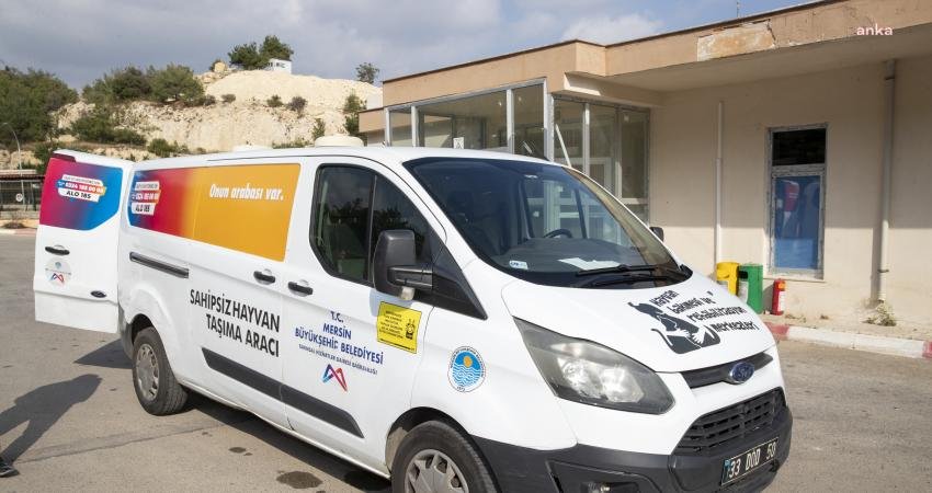 Mersin Büyükşehir Belediyesi’nin, yaralı ve hasta patili dostları taşımak için