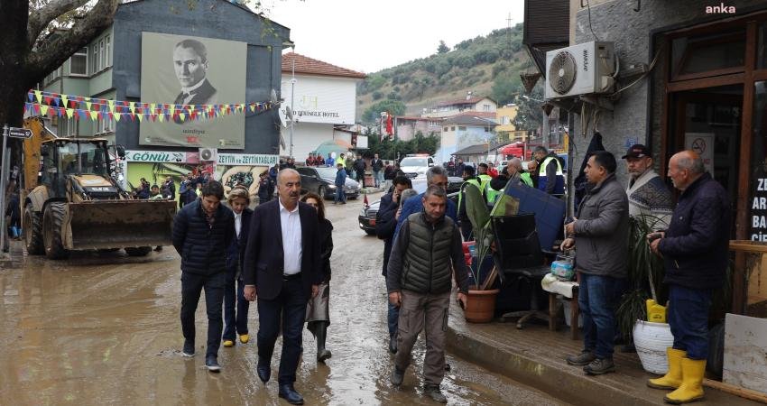 Mudanya Belediyesi, sel afeti sonrası ihtiyaç duyulan cadde ve sokaklarda