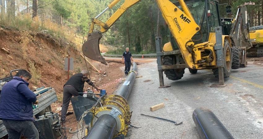 Muğla Büyükşehir Belediyesi tarafından başlatılan Marmaris Bozburun Yarımadası İçme Suyu