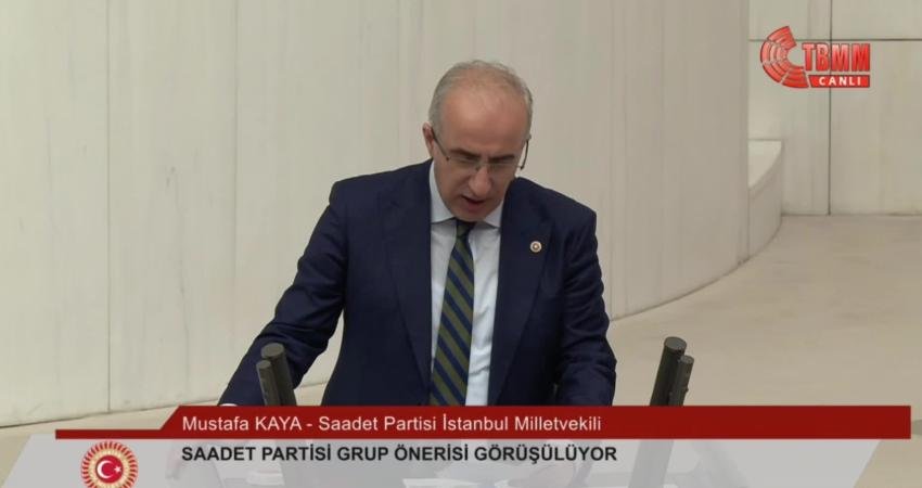 Saadet Partisi'nin Türkiye'nin İsrail'e gönderdiği malların içeriği ve miktarı ile
