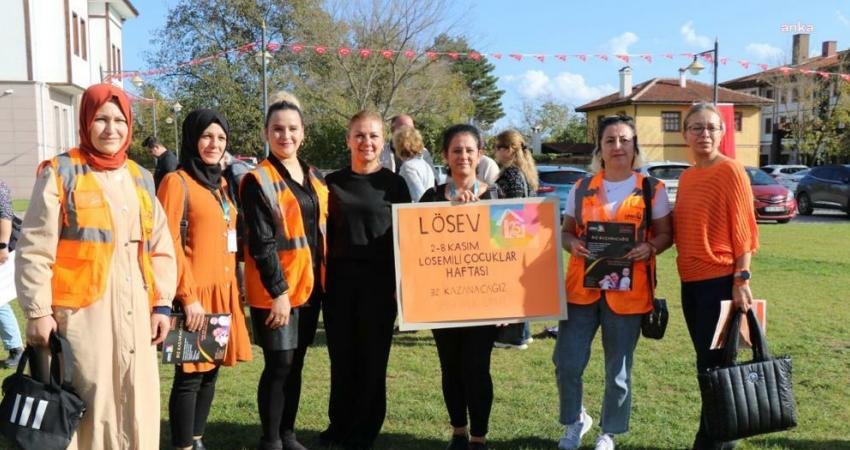 Safranbolu'da Lösemili Çocuklar Haftası kapsamında düzenlenen etkinlikte, Safranbolu Belediye Başkanı