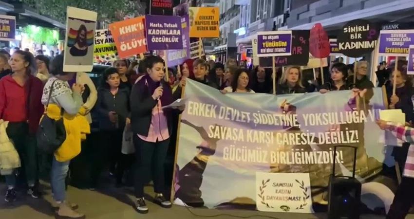 Samsun Kadın Dayanışması, Samsun İlkadım’da '25 Kasım Kadına Yönelik Şiddete Karşı