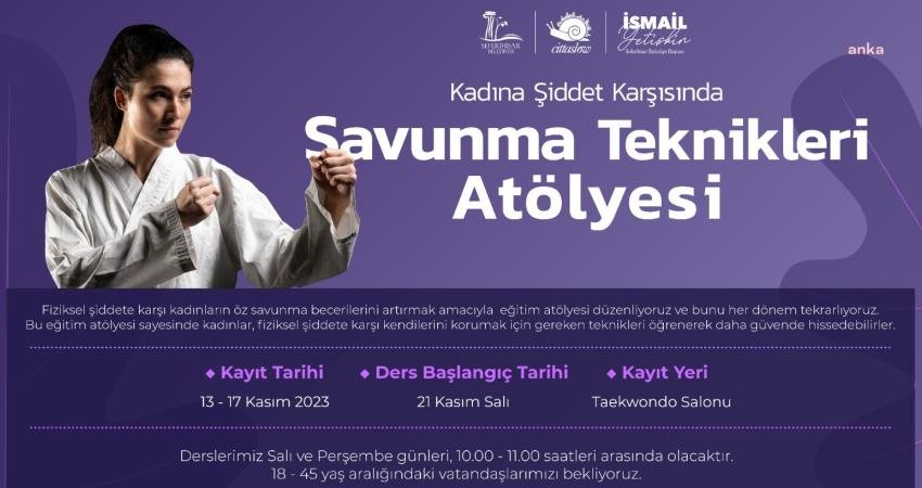 Seferihisar Belediyesi, kadına şiddetle mücadele kapsamında ilçedeki kadınlar için fiziksel