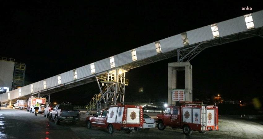 Siirt’in Şirvan ilçesinin Maden Köyü’ndeki özel bir bakır madeninde, sabaha