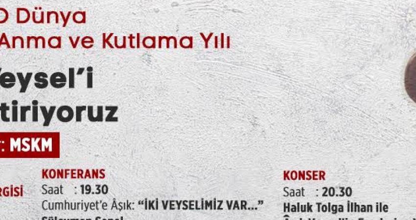 Aşık geleneğinin en büyük temsilcilerinden halk ozanı Âşık Veysel Şatıroğlu,