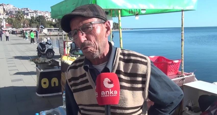 Sinoplu kestane satıcısı Kadir Demirbaş, "Geçen sene 100 gram kestane