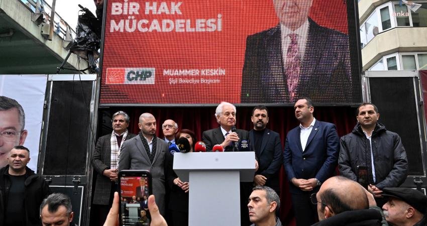 Şişli Belediye Başkanı Muammer Keskin, yerel seçimlerde belediye başkanlığı için