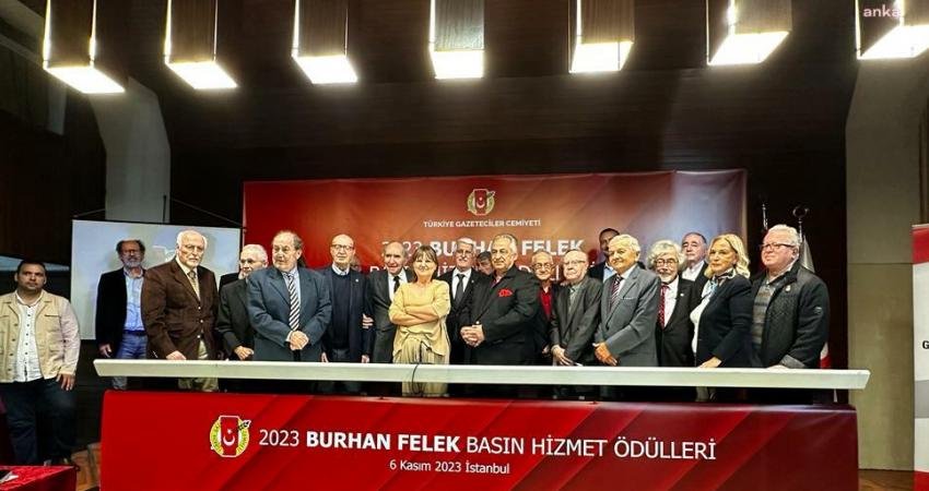 Türkiye Gazeteciler Cemiyeti'nin önceki başkanlarından Burhan Felek adına düzenlenen Burhan
