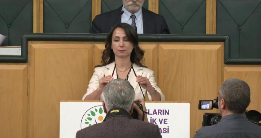 HEDEP Eş Genel Başkanı Tülay Hatimoğulları, TBMM grup toplantısında; “İsrail