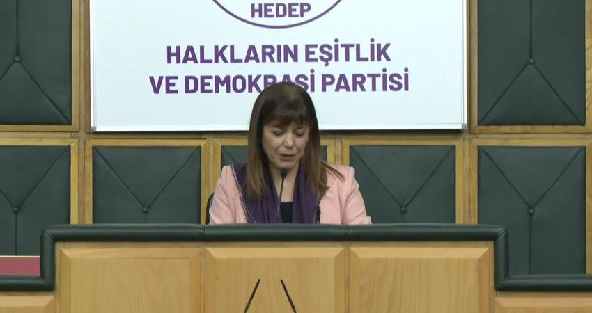 HEDEP Eş Genel Başkanı Tülay Hatimoğulları, Grup toplantısında; “Bu hafta