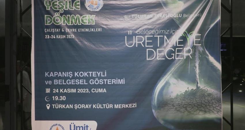 Muratpaşa Belediyesi’nin ‘Yeşile Dönmek’ temasıyla düzenlediği çevre çalıştayında, gazeteci ve