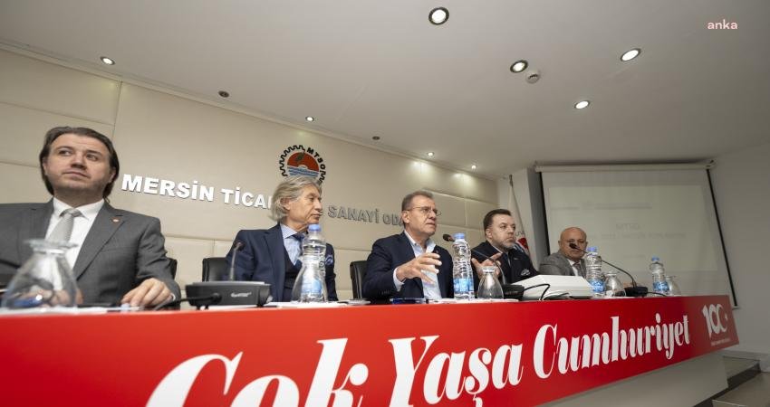 Mersin Büyükşehir Belediye Başkanı Vahap Seçer, Mersin Ticaret ve Sanayi