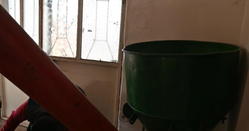 Yozgat’ın Sarıkaya ilçesinde bir çiftçi, köyünde kurduğu değirmende aspir bitkisinden