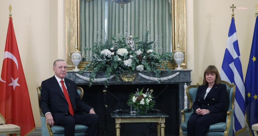 Cumhurbaşkanı Recep Tayyip Erdoğan, bugün Türkiye-Yunanistan Yüksek Düzeyli İşbirliği Konseyi'nin