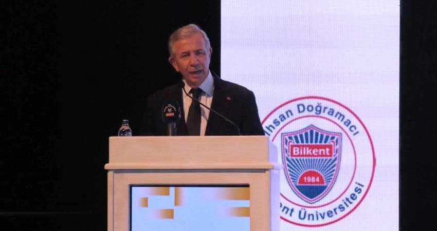 Ankara Büyükşehir Belediye Başkanı Mansur Yavaş, “Türkiye’nin Üniversite Buluşması” sloganıyla Bilkent Üniversitesi