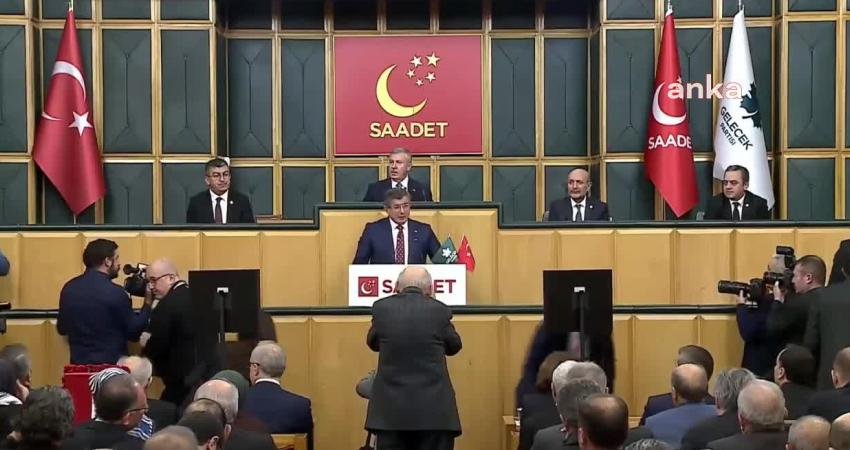 Gelecek Partisi Genel Başkanı Ahmet Davutoğlu, "Anadolu’da iki konuda mutlak
