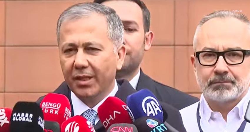 İçişleri Bakanı Ali Yerlikaya, hakem Halil Umut Meler'i tedavi gördüğü