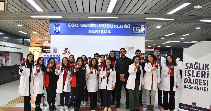 Ankara Büyükşehir Belediyesi halk sağlığı alanında bilgilendirme ve farkındalık çalışmalarına