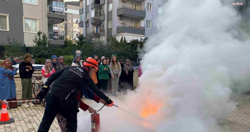 Konyaaltı Belediyesi, ilçede bulunan okul ve yurtlarda yaşanabilecek doğal afet,