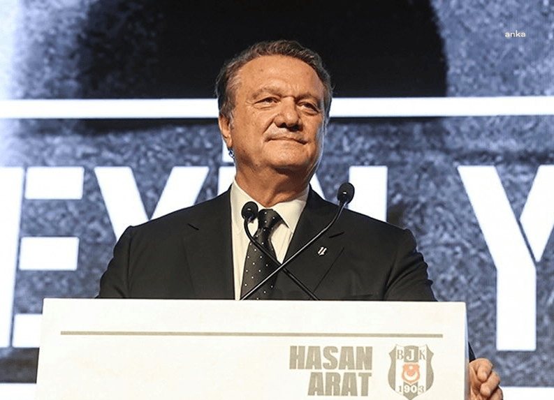 Hasan Arat, Beşiktaş Olağanüstü Genel Kurulu'nda bugün yapılan seçimler sonucunda