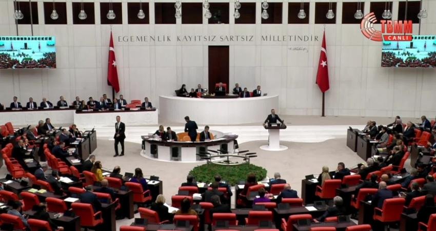 Sanayi ve Teknoloji Bakanı Mehmet Fatih Kacır, TBMM Genel Kurulu'ndaki
