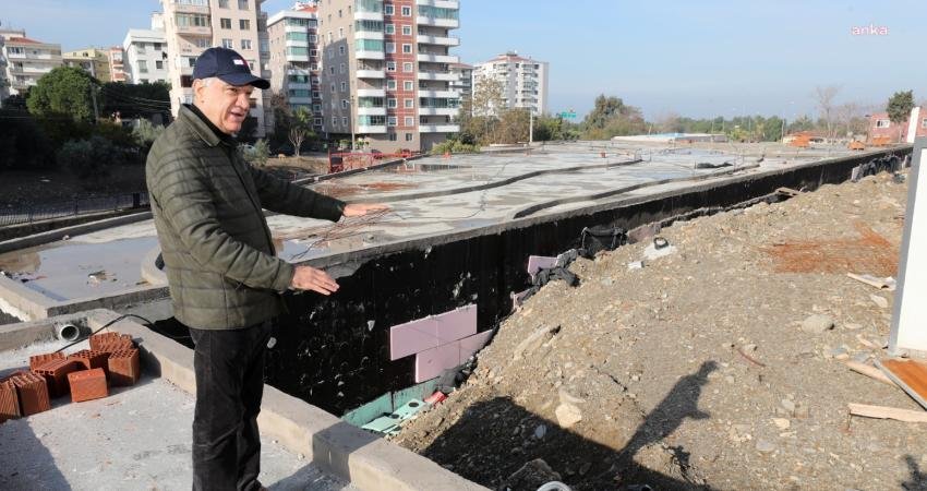 Narlıdere’nin yeni yaşam merkezi Pir Sultan Abdal Yaşam Vadisi’ndeki çalışmaları