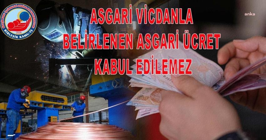 Birleşik Kamu İş Konfederasyonu, asgari ücretin 17 bin 2 lira
