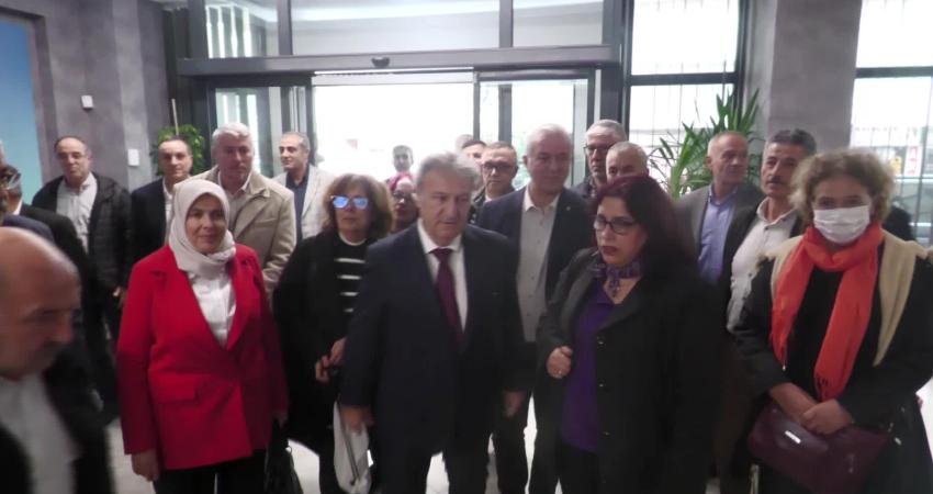 Cumhuriyet Halk Partisi (CHP) İzmir İl Başkanlığını ziyaret eden Bornova