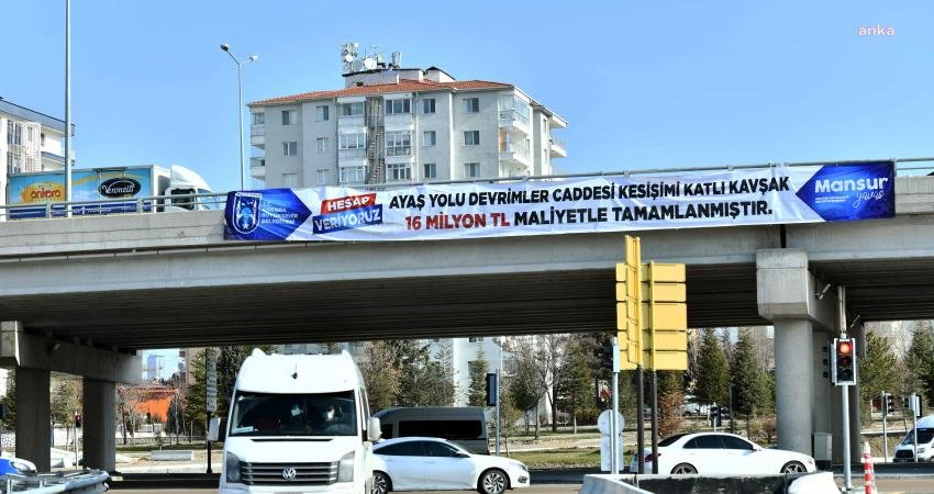 Ankara Büyükşehir Belediyesi, konforlu ve güvenli trafik akışının sağlanması amacıyla 5
