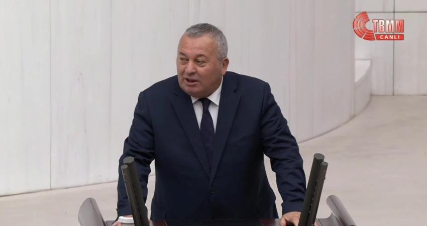 Demokrat Parti Genel Başkan Yardımcısı Cemal Enginyurt, TBMM Genel Kurulu'nda,