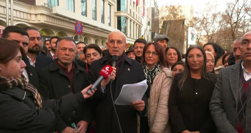 CHP Ankara İl Başkanı Ümit Erkol, 17/25 Aralık yolsuzluk ve