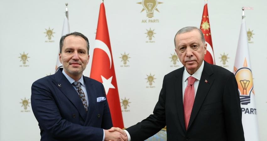 Cumhurbaşkanı Recep Tayyip Erdoğan, bugün AKP Genel Merkezi'nde Yeniden Refah