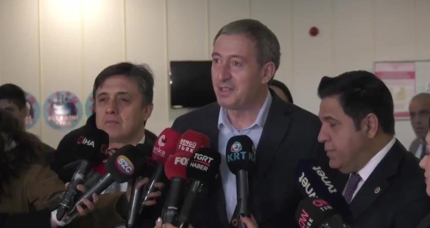 DEM Parti Eş Genel Başkanı Tuncer Bakırhan, Saadet Partisi Genel