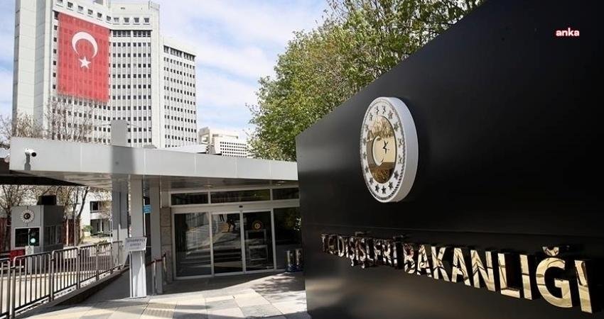Dışişleri Bakanlığı, "İsrail makamlarının, bir yandan Gazze’deki sivil halka yönelik