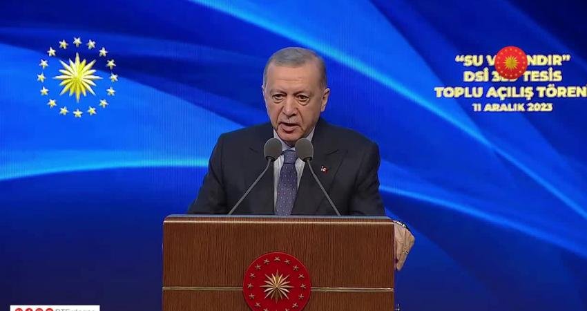 Cumhurbaşkanı Recep Tayyip Erdoğan, Devlet Su İşleri Genel Müdürlüğü (DSİ)