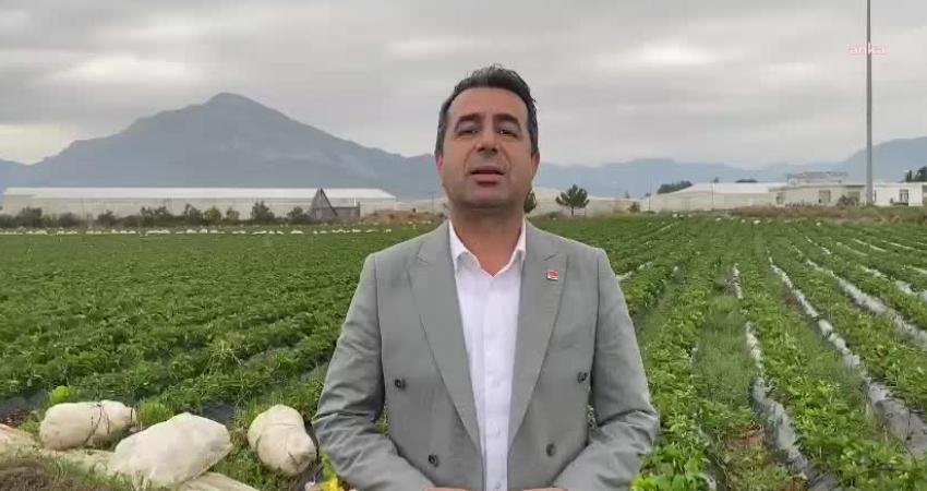 CHP Genel Başkan Yardımcısı Erhan Adem, Tarım ve Orman Bakanlığı'nın