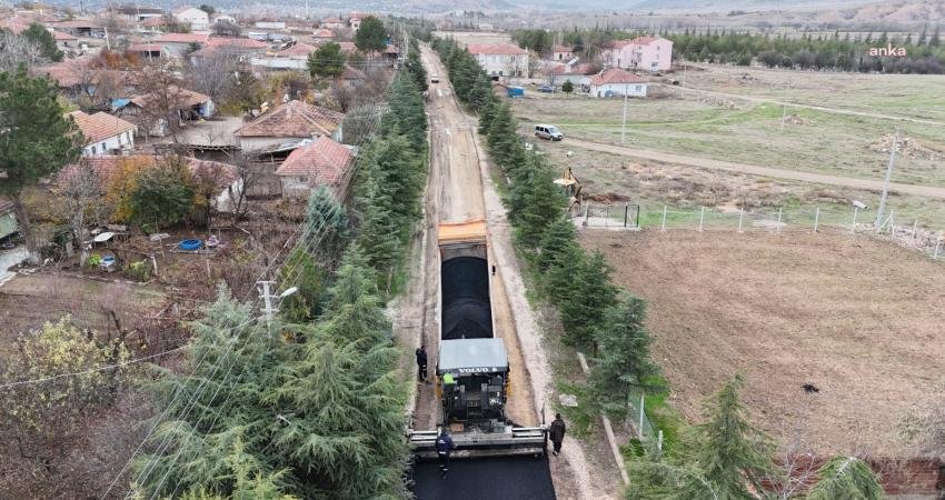 Eskişehir Büyükşehir Belediyesi, Mihalıççık ilçesi Yunus Emre Mahallesi’ndeki altyapı çalışmalarının